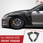 For Nissan GTR R35 2017 MY17 OE Style Carbon Front Wide Fender with air vents