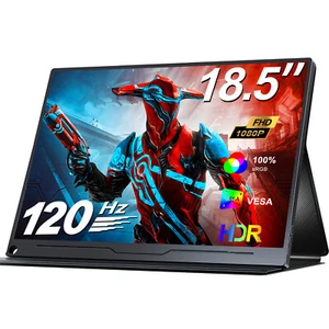UPERFECT Portable Monitor 18,5 Zoll 120Hz Tragbarer Monitor Full HD 1920 * 1080 - Bild 1 von 11