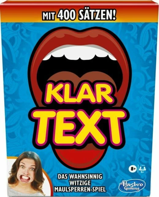 Hasbro Klartext Maulsperren-Spiel