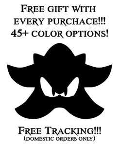 Shadow, Sonic the Hedgehog, Tails, Knuckles, Sega, Vinyl, Decal, Sticker, Colors - Picture 1 of 135