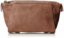 Piel Leather Zippered Travel Kit, Toffee, One Size