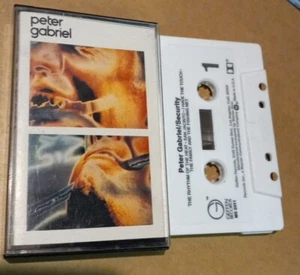 PETER GABRIEL SECURITY Vintage (Casette Tape) GEFMC 2011 Tested US First Edition - Picture 1 of 3
