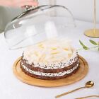 Glass Cake Stand with Dome Lid Household Plate Pastry Plate Convenient SnackTray
