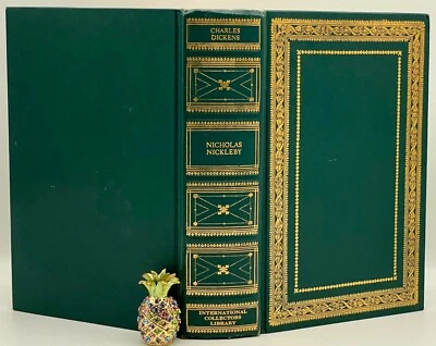 ICL NICHOLAS NICKLEBY Charles Dickens Collectors Deluxe VINTAGE Edition 24K GOLD - Image 1 of 4