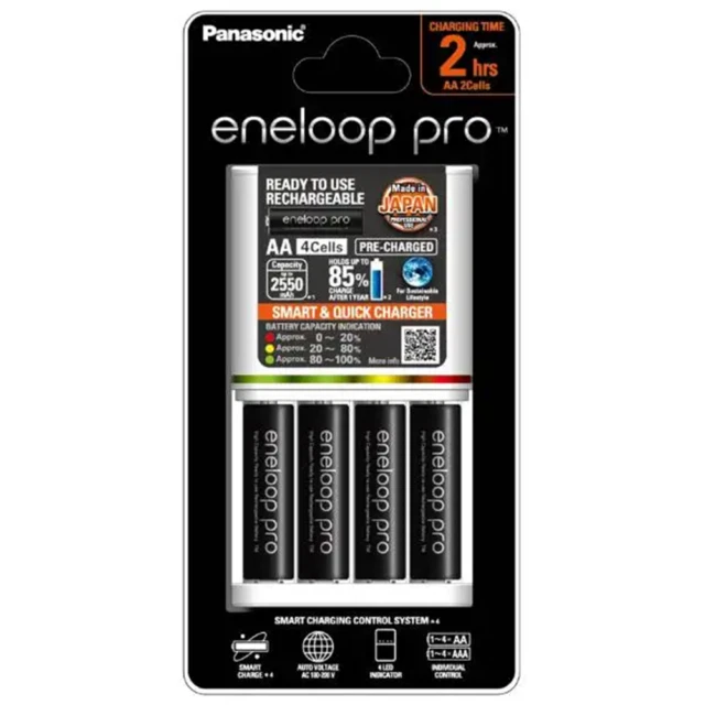 Panasonic Eneloop Pro AA Battery - K-KJ55HCC4TA