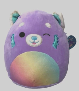Squishmallows LEXIS the Panda 12” Rainbow Winking Tongue out BNWT - Picture 1 of 3