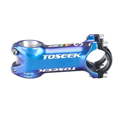 TOSEEK Aluminum Bicycle Stems 6°/17° MTB Road Bike Handlebar Stem 31.8*60-110mm - Image 1 of 4