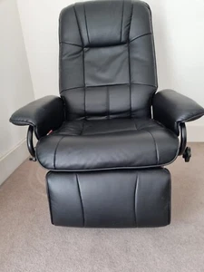 Comfy Faux Leather Recliner chair used - Picture 1 of 3