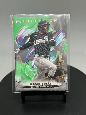2023 Topps Inception Green Parallel Oscar Colas RC #120 - White Sox Rookie Card - Image 1 of 2