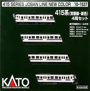 Kato 10-1537 Series 415 Joban Line New Color 4-Car Set N Scale - Picture 1 of 3