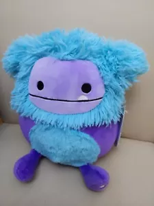 Giocattolo Squishmallow 8” Buna The Purple Turquoise Bigfoot Kelly Nuovo con etichette - Foto 1 di 3