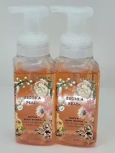 Bath & Body Works Georgia Peach Hand Soap x2 - Foaming - Picture 1 of 1