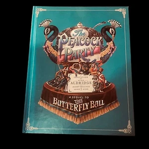 The Peacock Party by Alan Aldridge First Edition Hardback Book Fully Illustrated - Picture 1 of 24