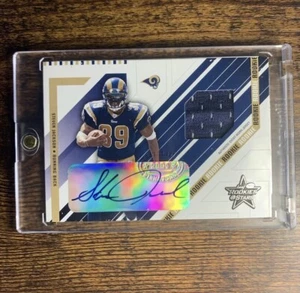 2004 Leaf Rookies & Stars #281 Steven Jackson Rookie Jersey Auto #/50 - Picture 1 of 2