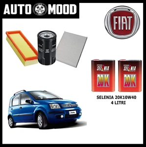KIT TAGLIANDO FIAT PANDA (169) 1.2 60CV 44KW DAL 09/2003 + SELENIA 20K 10W40 - Picture 1 of 2