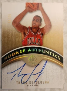 2006-07 THABO SEFOLOSHA Upper Deck UD SP Authentic GOLD Rookie RC Auto / 25 - Picture 1 of 2