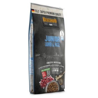4 kg Belcando Junior Lamb & Rice Trockenfutter Welpe Hundefutter Hund Rasse M-L  - Bild 1 von 3