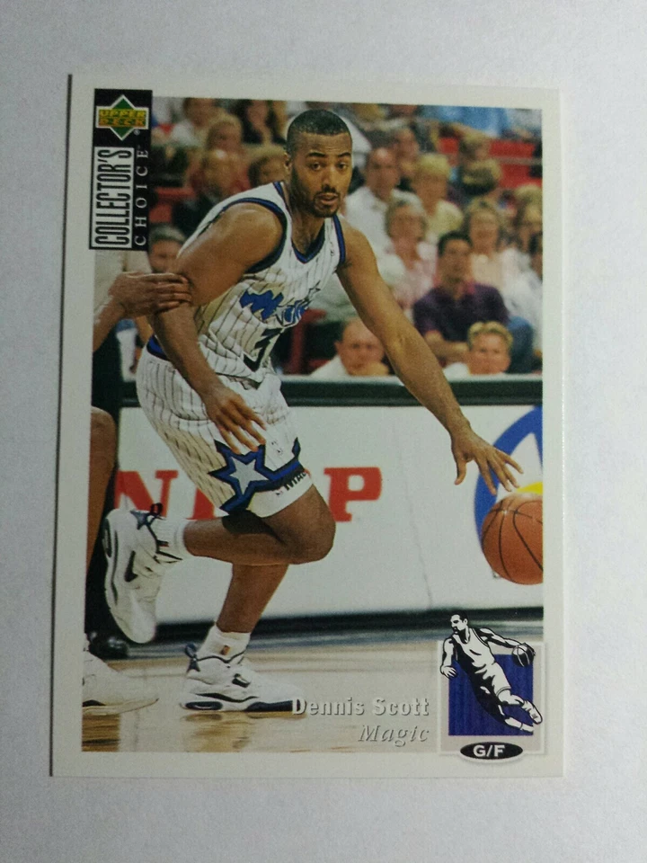 丹尼斯·斯科特 1994 - 95 UPPER DECK 收藏家选择篮球卡 # 81 D1389 — 第 1/1 张图片