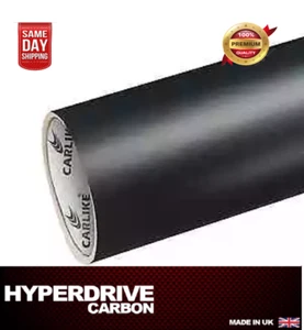 Vinyl Wrap Sheet Chrome Metallic Matte Stone Ash Black  Film Bubble Free UK! - Picture 1 of 3