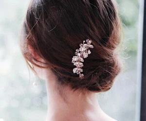 Wedding Diamante Rhinestone Crystal Bridal Bridesmaid Hair comb Jewel - AUSTOCK - Picture 1 of 5