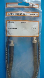 Pomona 2249-M-24 MOLDED BNC MALE EACH END 24" RG 62A/U Cable Assembly 93 OHM - Picture 1 of 5