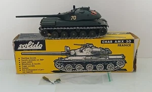 French Solido Military 209 Char AMX 30 Tank, MINT . BOXED - Picture 1 of 14
