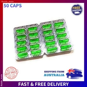50 Evion Vitamin E 400mg Capsules Glowing Skin Hair Acne Nails - Picture 1 of 2