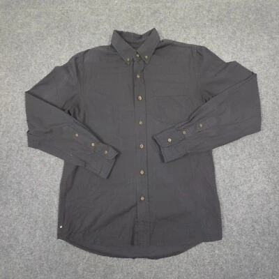 Vanishing Elephant Shirt Mens SMALL Black Long Sleeve Button up collared Size S - Image 1 of 4