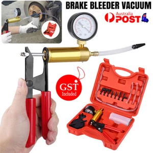 Hand Held Vacuum Pressure Pump Clutch Brake Bleeder Tester Set Bleeding Kit Car - Picture 1 of 14