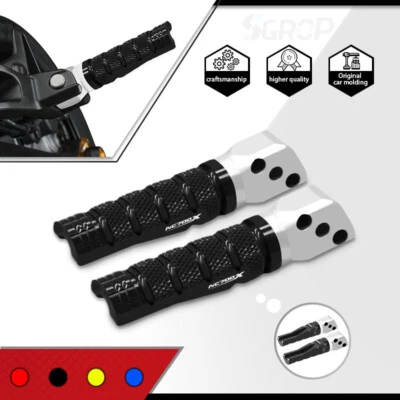Pedales reposapiés traseros para HONDA NC700X 2012-2016 pasajero Foto 1 de 4