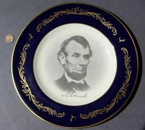 BEAUTIFUL Abraham Lincoln Pickard Fine China Portrait Plate Limited Edition #d- - Picture 1 of 1