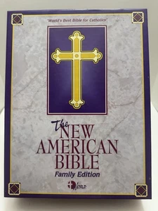 The New American Bible, Family Edition, Padded Leather, Red Lettered - Picture 1 of 11
