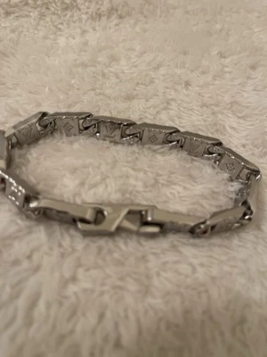 Louis Vuitton серебряная монограмма цепочка браслет - отличном состоянии - Изображение 1 из 4