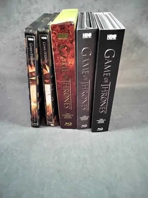 Игра престолов Blu Ray сезоны 1 и 2 (Steelbook) 3,4,5 Бесплатная доставка! - Изображение 1 из 4