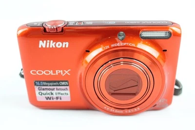 Nikon Coolpix S6500 Digital Compact Camera Working w/ 12x Zoom - Image 1 of 4
