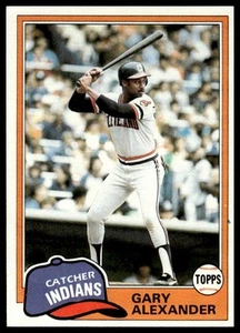 1981 Topps #416 Gary Alexander Cleveland Indians - Imagen 1 de 2