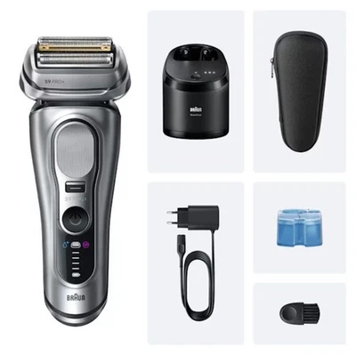 Braun Series 9 Pro+ 9667CC Rasoio Trimmer Argento - Immagine 1 di 3