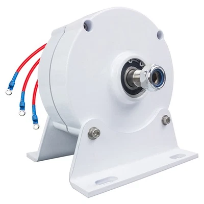 800W 12V 24V 48V 3Phasen Brushless Permanentmagnet Generator Windkraftanlage Motor - Bild 1 von 4