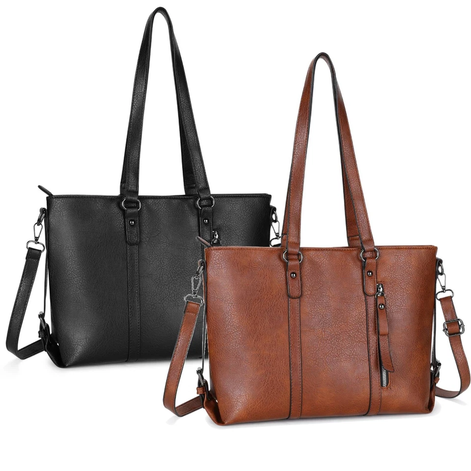 BAIGIO Vintage Damen Hobo Tasche Weiches Leder Shopper Bag Schultertasche Handtasche