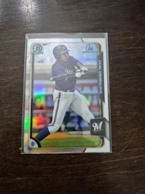 2015 Bowman Chrome Demi Orimoloye Milwaukee Brewers Refractor - Image 1 of 2