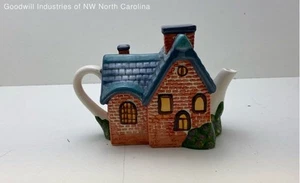 2005 Thomas Kinkade Painter Of Light 2 cup Cottage Teapot - Picture 1 of 5