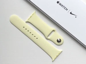 Oryginalny pasek sportowy Apple Watch 42/44/45/49mm MELLOW ŻÓŁTY *RZADKI* - Zdjęcie 1 z 4