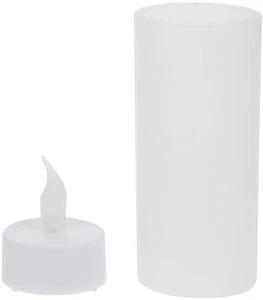 Flickering Christmas Candle LED Flame Xmas Tea Light with Holder - Picture 1 of 12