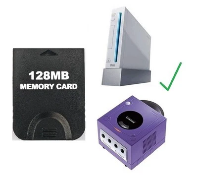 Memory card Nintendo Compatibile gamecube game cube wii compatibile 2043 128MB - Immagine 1 di 4