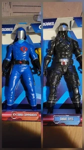 Gi Joe Cobra Commander and Snakes Eyes 12 Inch Actionfigur - Bild 1 von 5