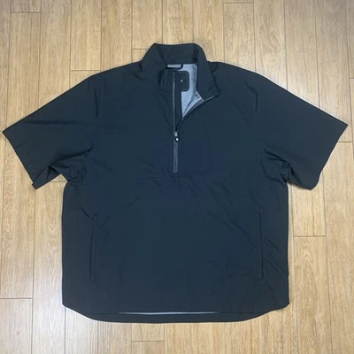 FootJoy HydroLite X Pullover Para Hombres 2XL Negro SS Media Cremallera Chaqueta de Lluvia Golf Foto 1 de 4