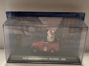 Fiat 500A furgoncino BUTASOL 1949 Ixo altaya 1:43 Diecast furgoneta - Imagen 1 de 1