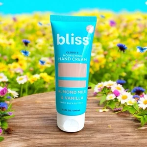 bliss Cloud 9 crema mani nutriente latte mandorle e vaniglia con karitè 3,4 fl oz - Foto 1 di 2