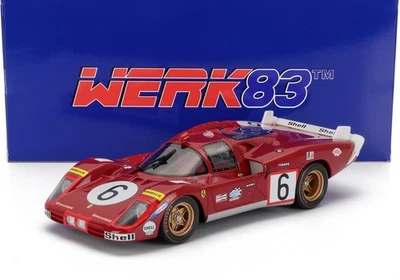 MODELLINO AUTO STATICO WERK83 FERRARI 512S LE MANS 1970 GIUNTI VACCARELLA 1/18 - Immagine 1 di 4
