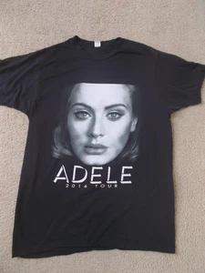 ADELE ORIGINAL 2016 DAMEN GEBRAUCHTES DOPPELSEITIGES TOUR KONZERT T-SHIRT GRÖSSE (M) IN SEHR GUTEM ZUSTAND - Bild 1 von 5